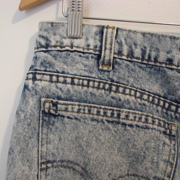 Vintage Levi's 565 Acid Wash Jeans Relaxed Loose Straight Fit Size 34 x 32 - Picture 13 of 14